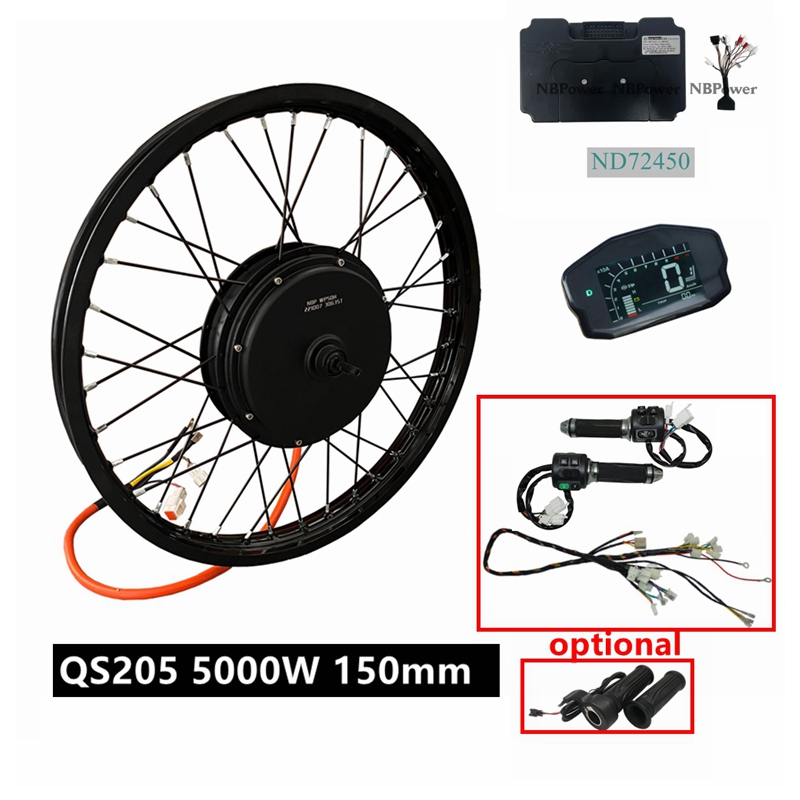 NBpower/QS205 V3 72v 5000W Ebi - đánh giá và giá 72V 5000W Hub Motor Kit