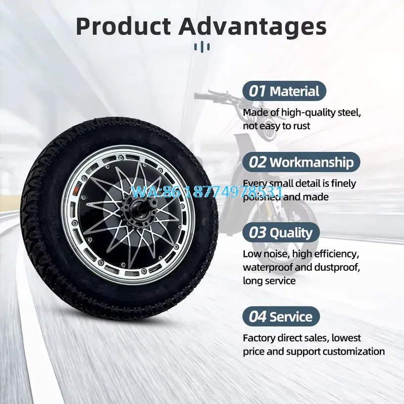 Wmwmnu for 12 Inch Bldc Hub Mo - đánh giá và giá 72V 5000W Hub Motor Kit